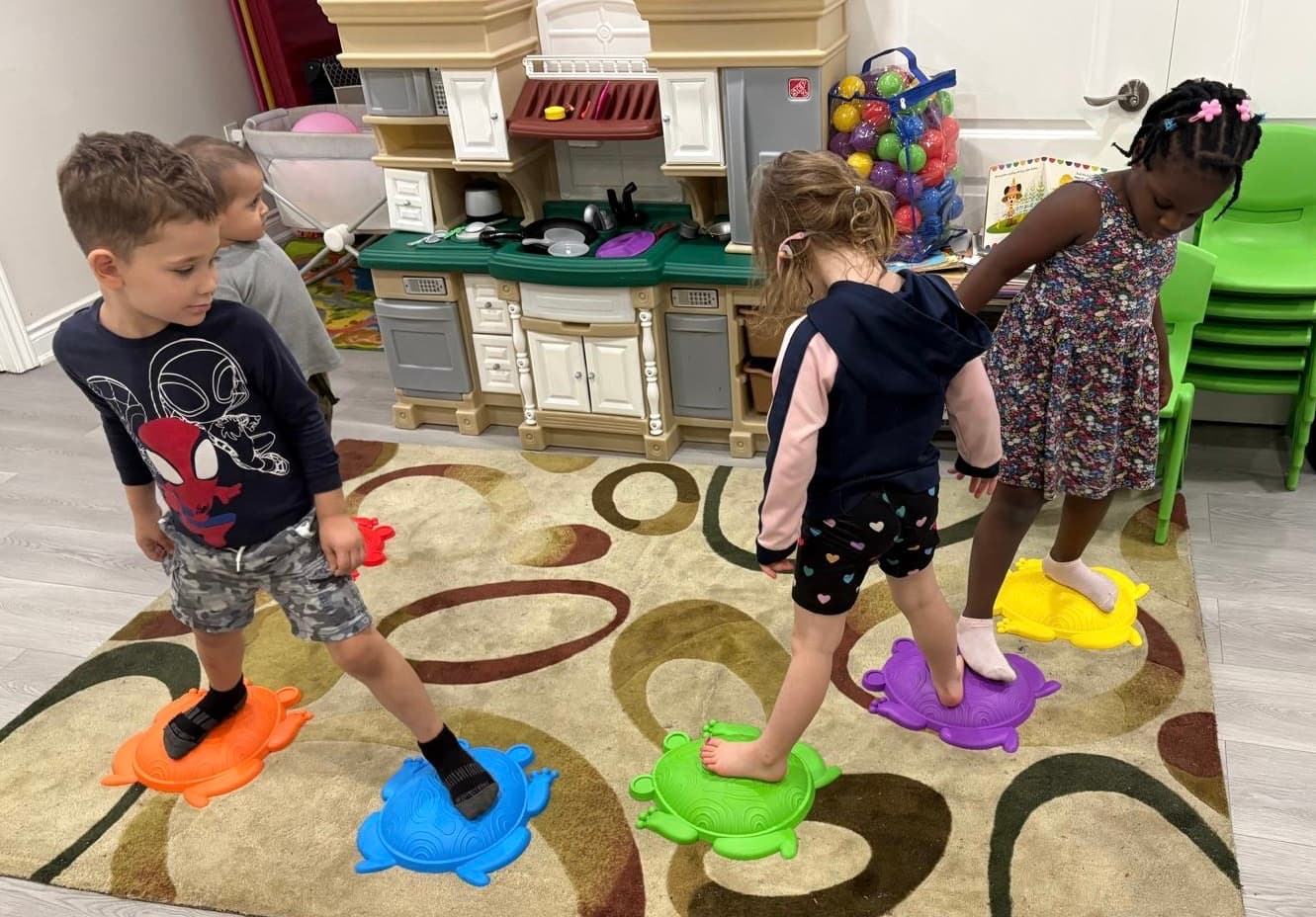 Kids playing game